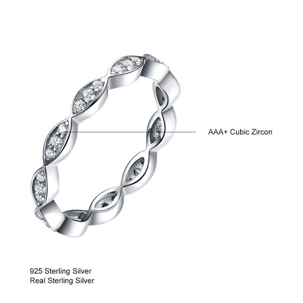 UMCHO. Оригинальное, женское, обручальное кольцо с кристаллами