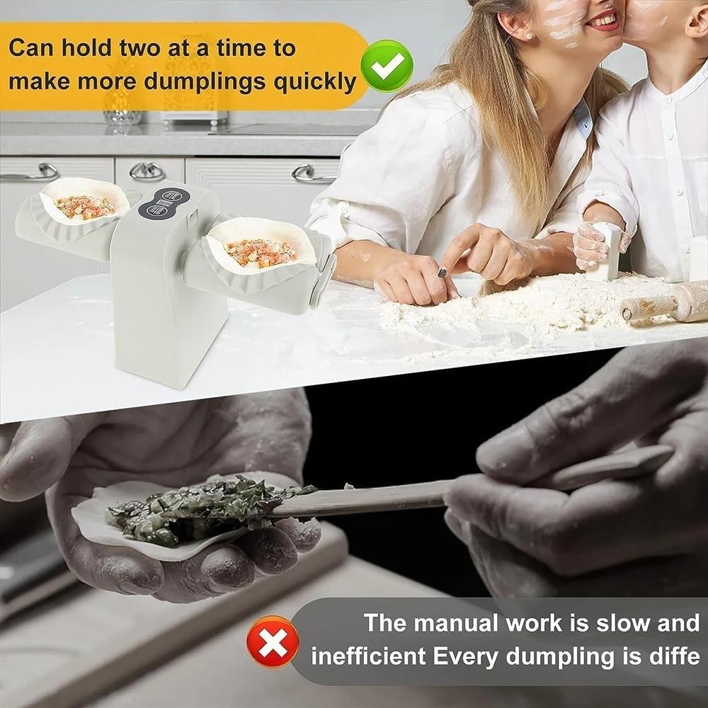 2in1 Automatic Dumpling Maker DIY Press Dumpling Skin Mould Dumpling Mould Machine Household