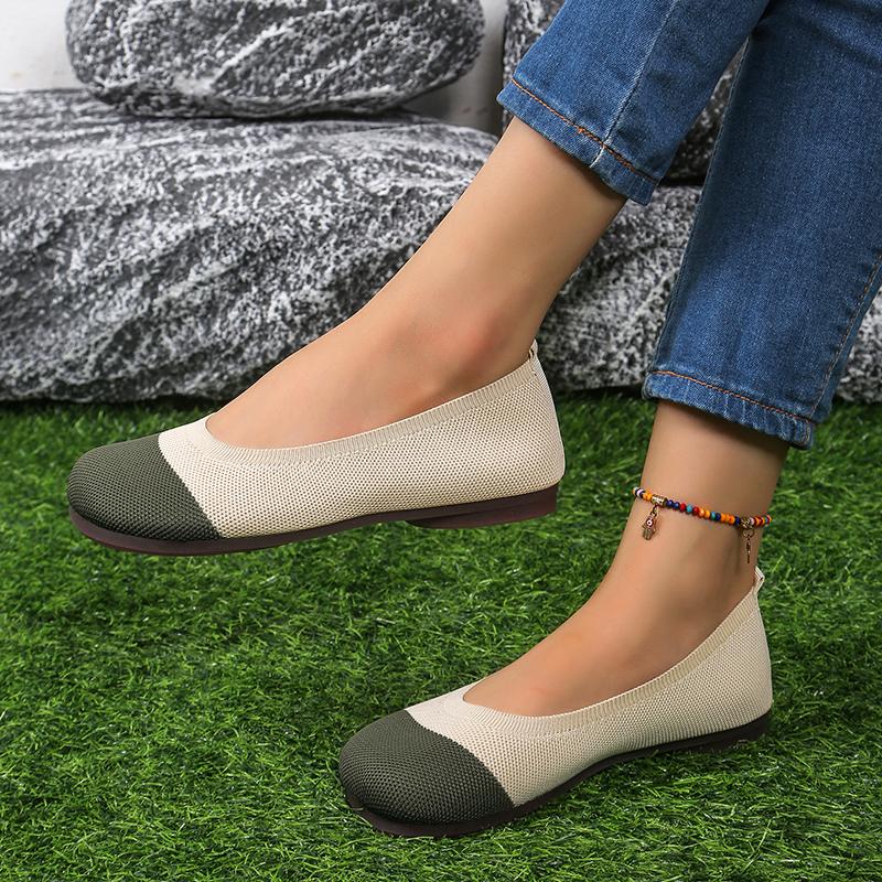 Women Flats 2024 New Spring Autumn Walking Round Top Loafers Shoes Shallow Comfortable Lolita Shoes Sneakers Zapatos De Mujer
