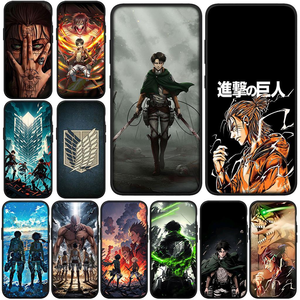 Cover Attack on titan Levi Eren Jaeger for OPPO A40 A80 A60 A38 A79 A15 A16 A17 A18 A58 A78 A57 A53 A40M 4G 5G Phone Case