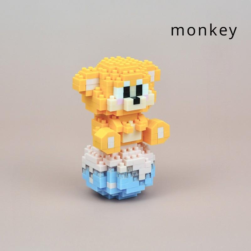 Mid -granular Puzzle Assembly Building Block Toy Chinese Zodiac Signs