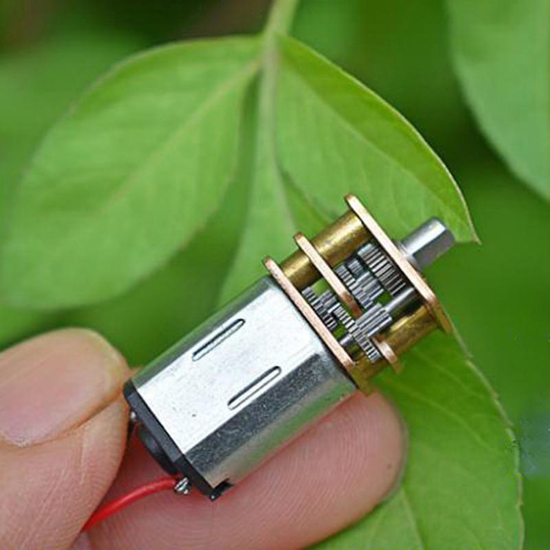 DC3V-6V 5V 28RPM Медленный редуктор Micro Mini N20 Полностью металлический мотор-редуктор