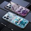 Tempered Glass Phone Case For OPPO Reno13 Reno14 Realme 11 12Pro 14 GTNeo6 C21Y C53 C75 OnePlus Nord2 NordCE3Lite Soft Edge Shockproof Smooth Shell