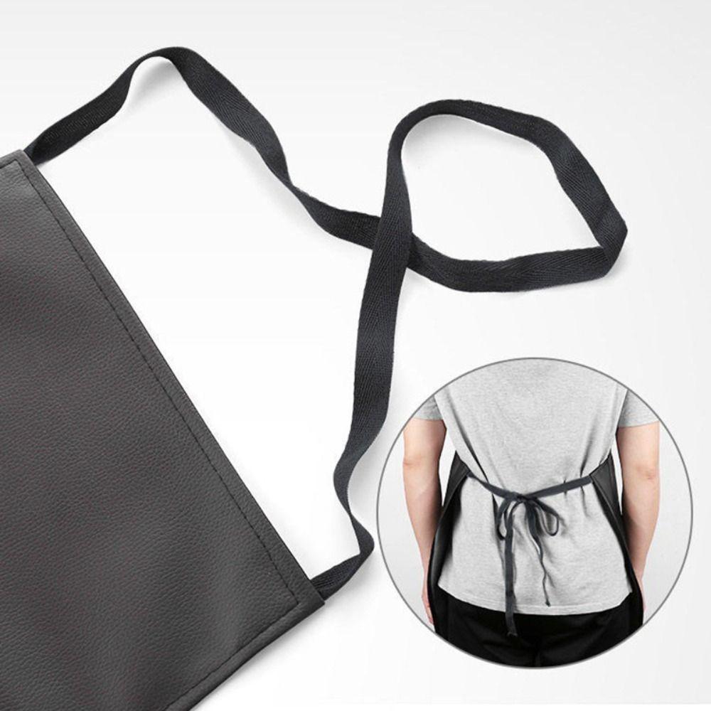 Thick Long PVC Butcher Oil-proof Anti-fouling Apron Cooking Kitchen Work Clothes Chef Apron
