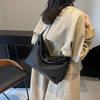 Design Contrasting Color Splicing Canvas Bag Women's 2025 New Fashion Trend Shoulder Messenger Women's Bag Tote Bag