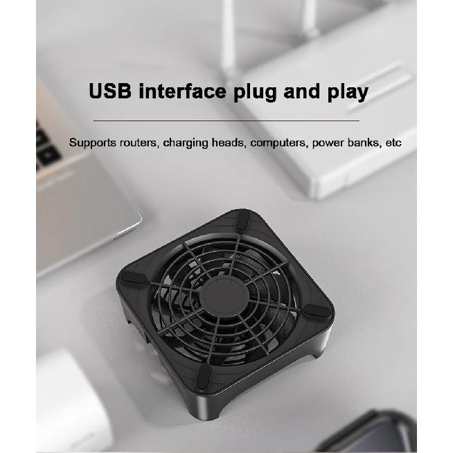 Power Train Z-X1 Router Cooling Bracket Mini Host Computer Cooling Fan Base WIFI Heat Sink Stand Desktop Mini Computer Stand