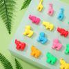10/20/30/50pcs Animal Shaped Beads Plastic Zoo Animal Colorful Craft Beads DIY Craft Jewelry Making Necklaces Bracelets Supplies