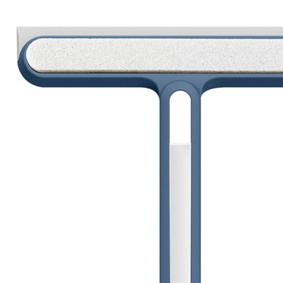 Скребок для чистки стеклянных окон с мягкой губкой и нескользящей пластиковой длинной ручкой, многофункциональный ручной инструмент для чистки