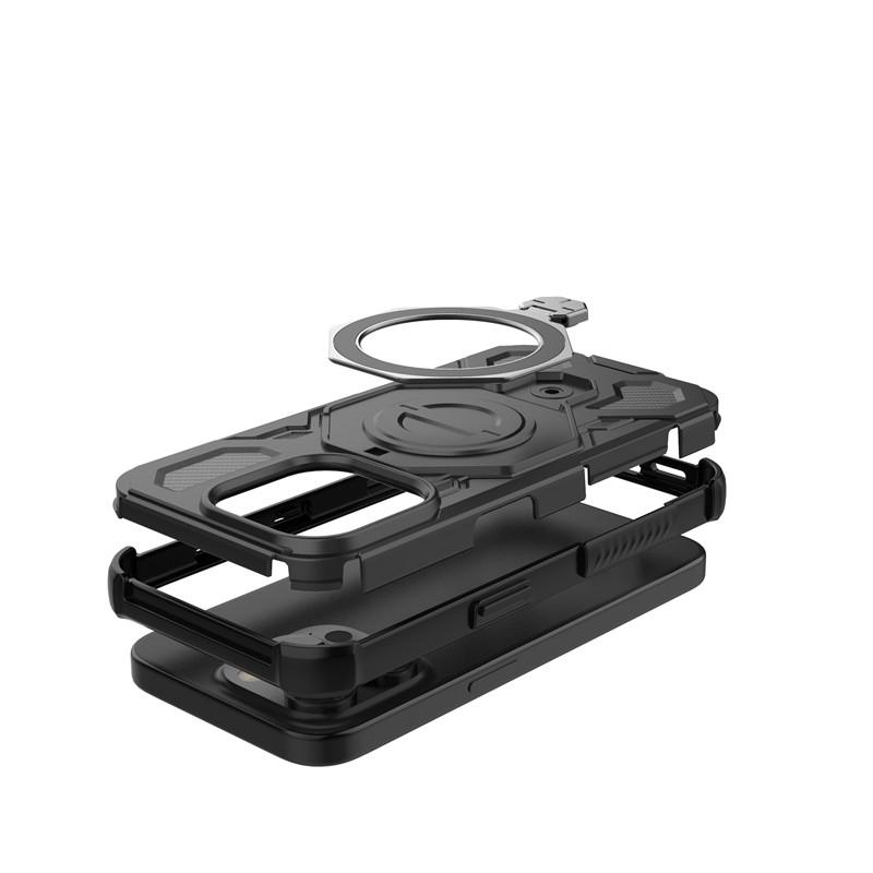 Магнитный бронированный чехол для iPhone 15 Pro Чехлы apple iphone 15 Pro iphone 15 Pro Max Чехол Magsafe Беспроводная зарядка Чехол для телефона