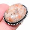 Sunstone Gemstone 925 Sterling Silver Jewelry Ring Size 7 I0K50