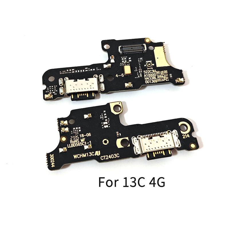 Для Xiaomi Redmi 13 13C 13R Плата USB-зарядки Порт док-станции Шлейф Ремонтные детали