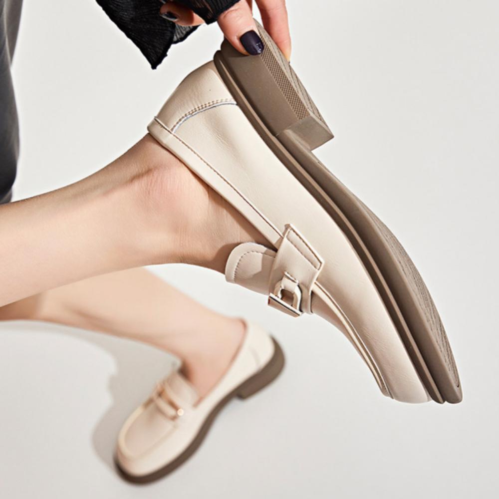 Loafers Women's British Style Small Leather Shoes Women's Shoes Small Fragrant Style Single Shoes