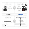 NEEWER Upgrade Camera Arm Overhead Camera Mount Stand Tabletop Telescoping Extension Arm Load Telescoping Desk Mount Stand Load with Smartphone Clamp