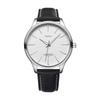YAZOLE Brand Men's Watches Simple Casual Metal Case Leather Strap Quartz Watches for Man Fashion Male Wristwatches Clock Gift