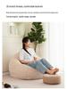 Cotton Linen Striped Washable Bean Bag Sofa for Living Room