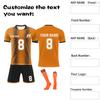 Personalised Shirts Kit Mens Girls With Name Number Custom Football Jerseys For Boys Training Suit