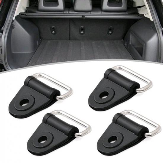 4x Car Trunk Floor Cargo Net Tie Down Hook Holder Hanging Fixing Accessories