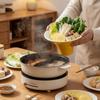 Stackable Slanted Mouth Bowl Large Capacity Hot Pot Dish Plate Horn Shaped Bowl  Home Dessert