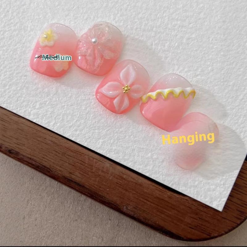 Wood Double-Headed Nail Art Brush Carving Flower Painting Pen DIY Manicure Mixing Tool Multifunctional