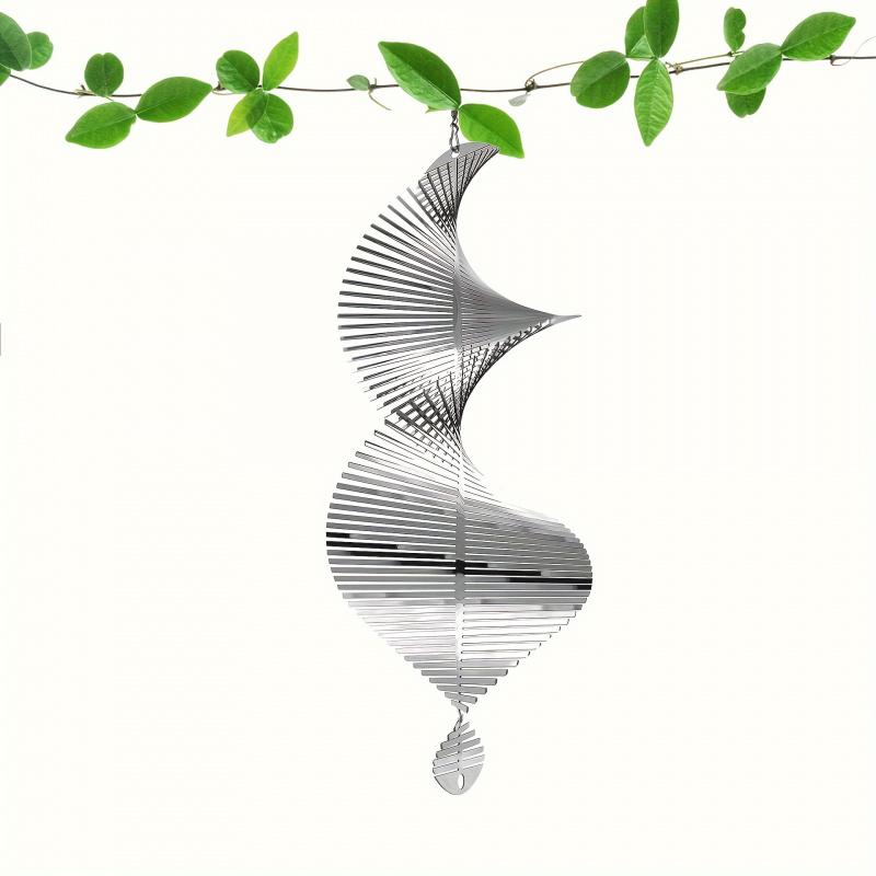 Большой Торнадо Металлические Спиральные Музыкальные Ветряные Колокольчики Рождественское Украшение