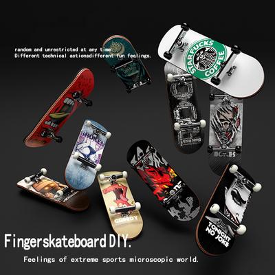 Fingerboard Toys Five Layer Maple Professional Mini Skateboard Fingerboards Educational Party Favor Gift For Kids Boys Girl