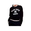 New MLB New York Yankees Sweatshirt Women's Black 3FMTV0231-50BKS
