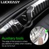 LUCKEASY For Tesla Model 3 Stainless Steel Trunk Inner Guard  -model3 2017-2023 Car Inner Rear Bumper Guard Plate Cover Trim