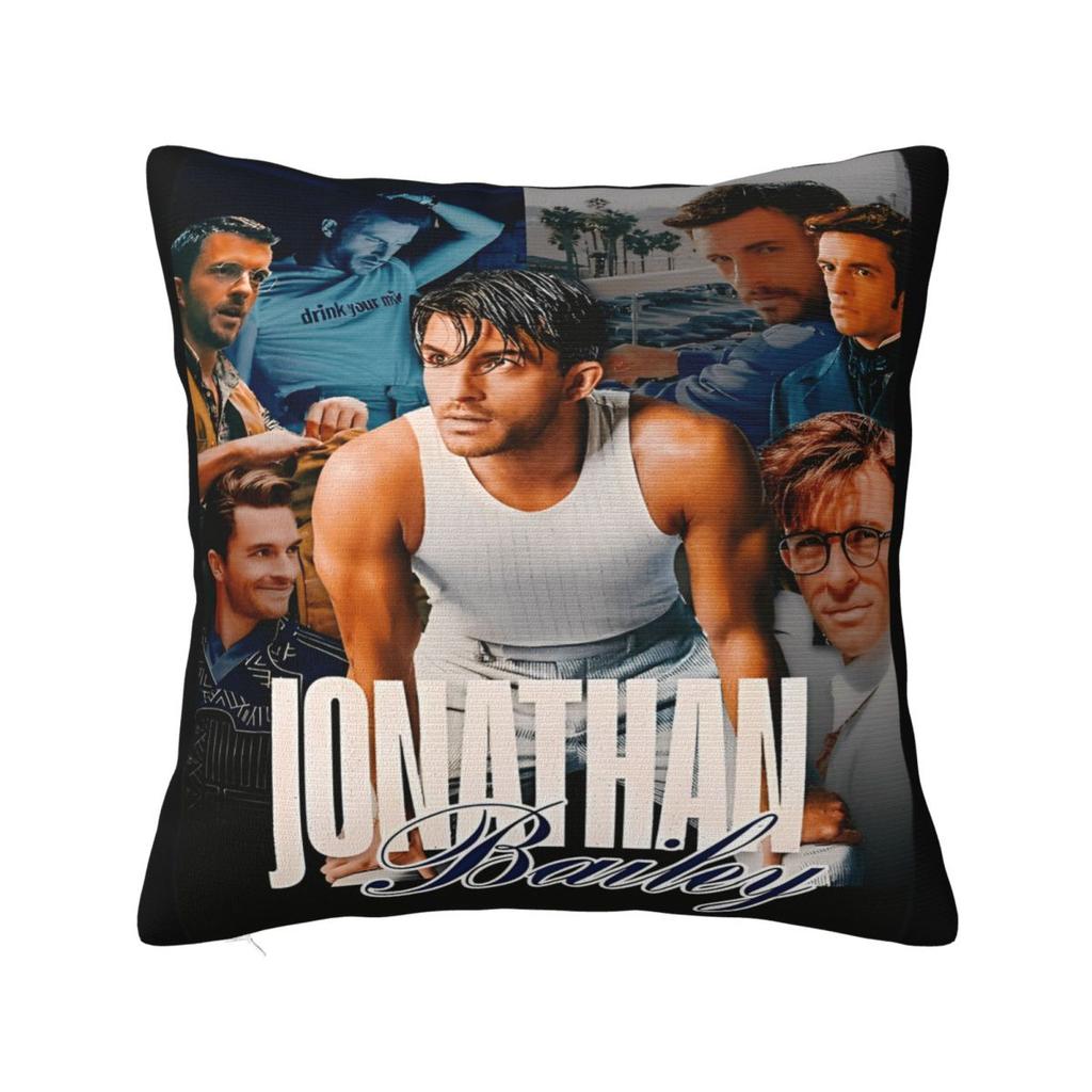 Jonathan Bailey Pillow Cover Square Pillow Case Cushion Cover Funny Custom DIY Pillowcases For Living Room Chair