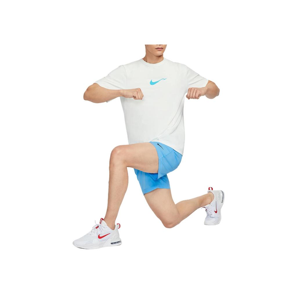 Nike Dri-Fit Hyverse Удобная Мягкая Влагоотводящая Универсальная Модная Футболка с Коротким Рукавом Мужские Топы Белый HV4882121