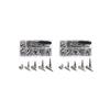 Studs and Spikes Kit - SUNXUE - 140 Sets - Silver - DIY Leather