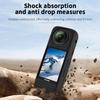 Lens Guard for Insta360 X4 Accessories Screen Protector Protective Cover Silicone Case Cover Protective Frame for Insta 360 X4