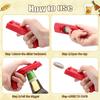 Xiaomi Creative Beer Bottle Opener Gun Flying Cap Launcher ABS Plastic Drink Opener Toy for Bar Party Home Kitchen Bar Supplies Tools