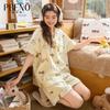 Paibangnu cardigan thin and comfortable women's summer short sleeved outerwear set qh