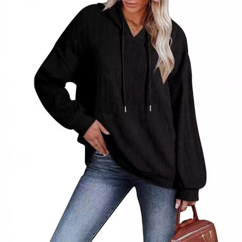 Autumn Winter Loose Pullover Hooded Women's Top Casual Pocket Long Sleeved Hoodies & Sweatshirts Women’s