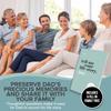 Dad Tell Me Your Life Story Notebook 122 Pages 17.8x25cm Hardcover For Family History Recording