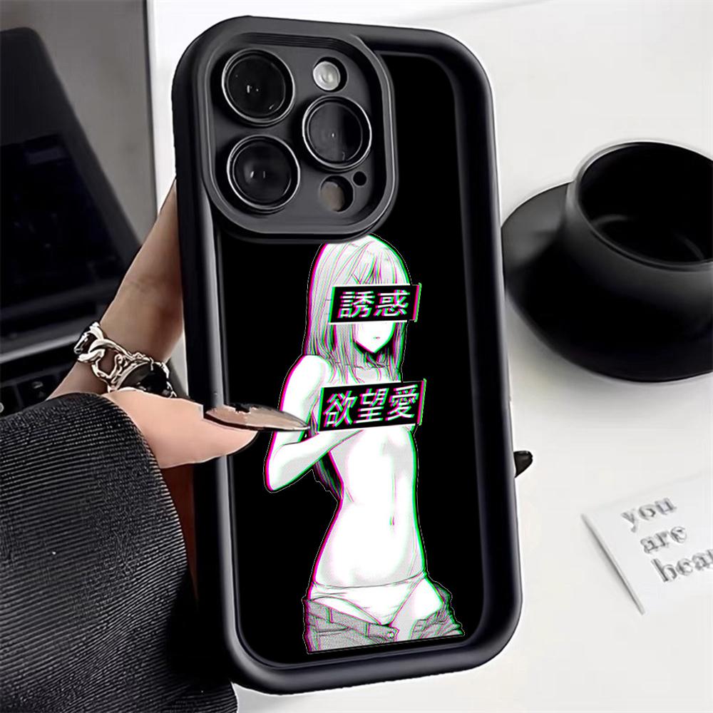 Ae81 хентай Harajuku аниме Girl art защитные чехлы для телефонов для Xiaomi Poco X5 M6 Redmi Note 13 12 11 Pro 13C 12C A3 9 10 12S ангельские глазки задняя крышка из ТПУ