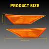 For Honda Civic Pair Driver And Passenger Side Marker Light Reflector 2Pcs