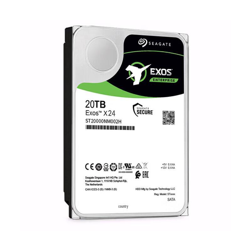 Seagate 20TB Enterprise 7200 RPM Hard Drive
