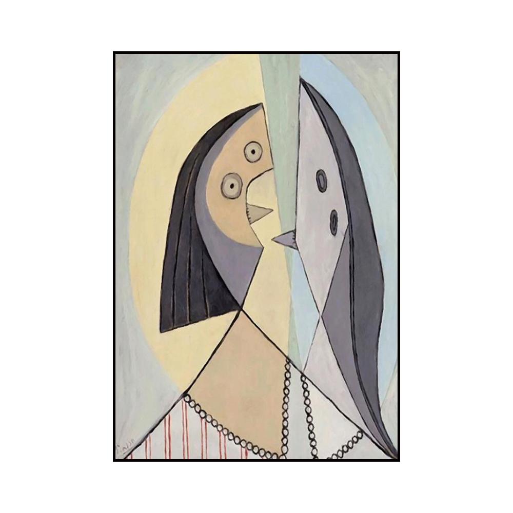 Пикассо абстрактное искусство настенный постер кубизм живопись от имени дома Декор в гостиную холст картина настенная картина печать произведение искусства