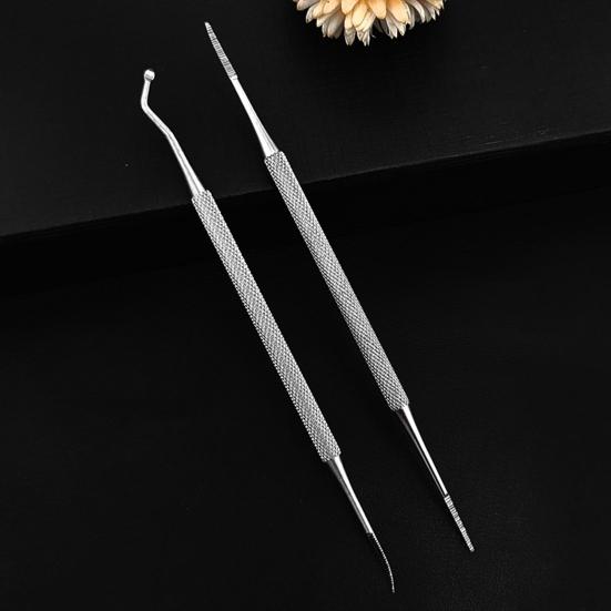 Yousheng 3 шт./набор Подъемник для ногтей Пилка Профессиональный очиститель для ногтей Двусторонний Подъемник для коррекции вросшего ногтя Пилка Педикюрный инструмент Уход за маникюром