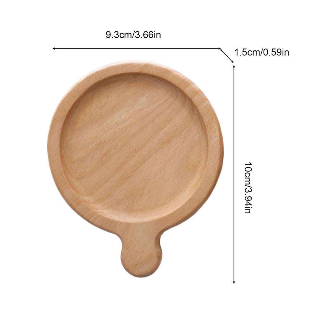 Wood Coaster Heat-Resistant Tabletop Protection Reusable Drink Coaster For Home Restaurant Kitchen Dishes Bowl Teapot Wine Beer