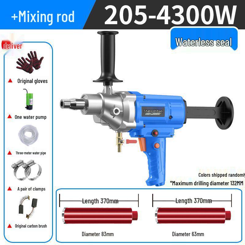 Metabo High-Power Handheld Electric Diamond Core Drill for Concrete