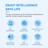 Tuya Smart Gas Alarm WiFi Детектор утечки горючего природного газа Датчик домашней безопасности