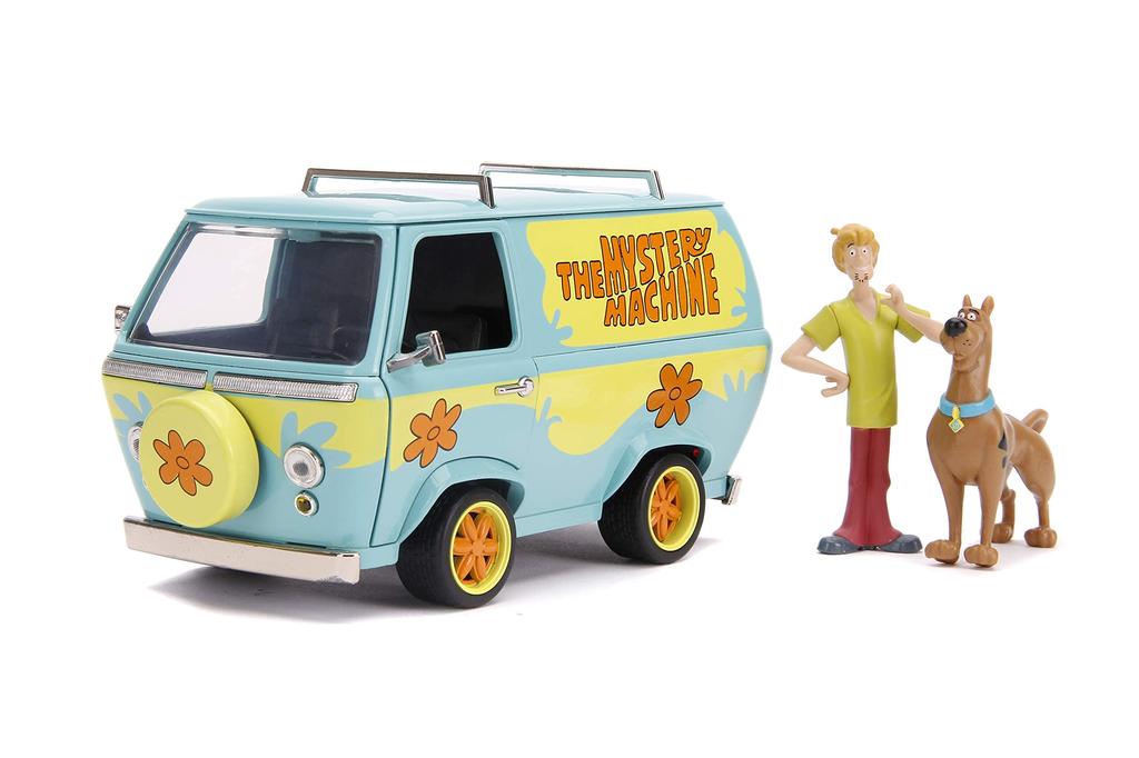 MYSTERY MACHINE DOO SHAGGY Miniature Car 124 SCOOBY-DOO! w/SCOOBY & "Scooby-Doo"