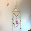 High Quality  Natural  Crystal Sun Catcher  Crystal Sun Catchers Hanging Suncatche for Decoration