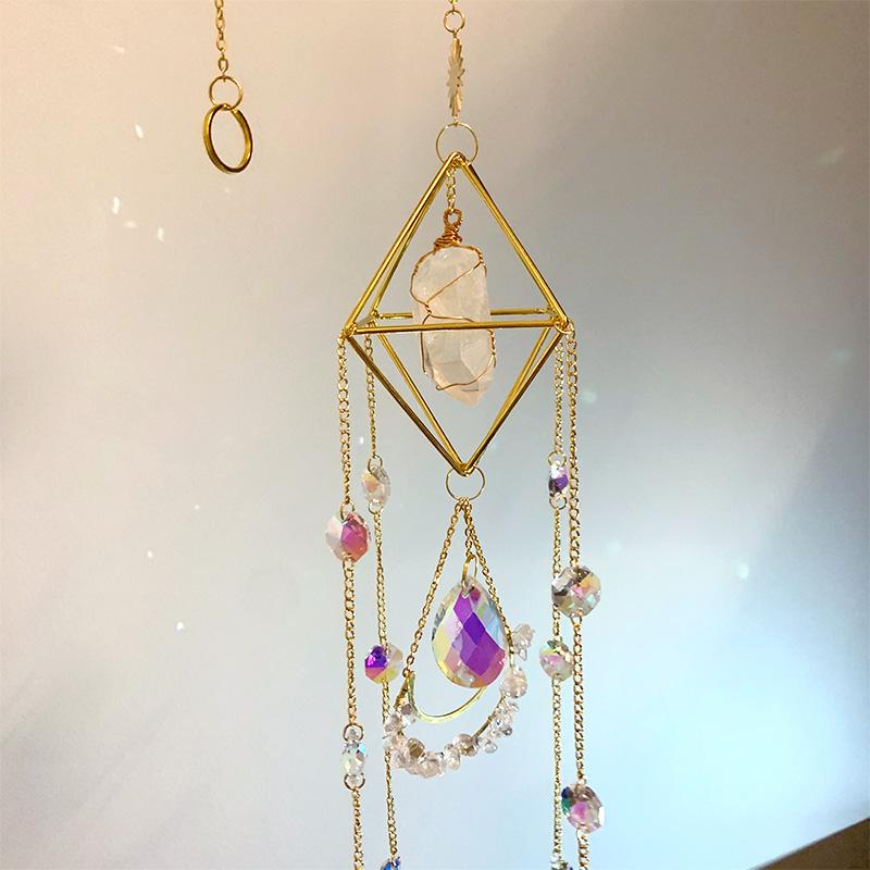 High Quality Natural Crystal Sun Catcher Crystal Sun Catchers Hanging Suncatche for Decoration