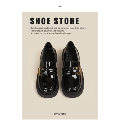 Няньфэн студенческий модный тренд маленькие кожаные туфли повседневная женская обувь