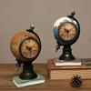 American Retro Home Fashion Globe Clocks Piggy Bank Decoration Creative Office Decorations Desktop Ornaments