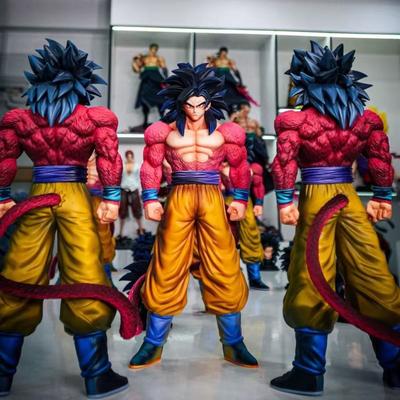 Фигурка Готенкса из Dragon Ball Z Ssj4 Заменяемая Голова Супер Сайян 4 Готенкс Фигурки Действия Коллекционная Модель Игрушки Подарки