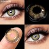 FUNSACHY 1 пара мягких линз Comfort Health Blue Contacts Yearly Fashion Beauty Eye Color Eye Makeup Pupils High Quality Contacts